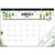 2024 Desk Calendar - Desk Calendar 2024, 12 Monthly Desk/Wall Calendar 2-in-1,17" x 12", January 2024 - December 2024, Thick Paper with Corner Protectors, Large Ruled Blocks - Plants