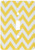 3dRose LLC lsp_60581_1 Zig Zag Yellow Stripes, Single Toggle Switch