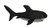Aurora World Destination Nation Plush Shark, Black