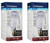 Westinghouse 43W SL19 Halogen Cut Glass Light Bulb with Medium Base (2 Pack)