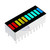 GamlReid 5PCS LED Display Module 10 Segment Bargraph Light Display Module Bar Graph Ultra Bright Red Yellow Green Blue Color Multi-Color