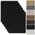 Azobur Sofa Fabric Repair Patch, 6 Piece Microfiber Patches, Self Adhesive Fabric Sofa Patch Repair Fabric, Luxurious Look, Quick Fix Sofa.(Black)