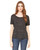Bella + Canvas Ladies' Slouchy T-Shirt M BLACK MARBLE