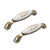 DOITOOL 2pcs Cabinet Pulls Drawer Pulls Wardrobe Handle Drawer Handle Ceramics Pull Handle Modern Cabinet Handle Simple Furniture Handle Accessories Cross