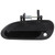 OCPTY Door Handle Exterior Front Driver Left Side Replacement fit 1998-2002 for Honda for Accord Outside Door Handle Black
