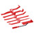 16Pcs Auto Trim Removal Tool Kit, Trim Removal Tool Trim Pry Audio Repair Set Kit for Car Door Clip Panel & Audio Dashboard Dismantle(red)