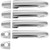 OCPTY 4PCS Door Handle Covers 2008-2012 for Scion xB 2003-2013 for Toyota Corolla 2003-2012 for Toyota Matrix 2001-2011 for Toyota RAV4 2007-2011 for Toyota Yaris Exterior Driver Side & Passenger Side