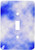 3dRose LLC lsp_761_1 White Clouds And Blue Sky, Single Toggle Switch