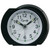 Equity by La Crosse Black Quartz Analog Clock with Ascending Alarm