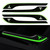 YAFENJIE 4pcs Luminous Door Handle Wrap for Tesla Model 3/Y,Door Handle Cover Scratch Resistant Protector Tesla Accessories
