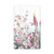 Colorful Flowers Blank Wall Plate, 1 Gang No Device Blank Wallplate, Single Blank Switch Plate Outlet Cover, Standard Size 4.50 x 2.76 Inch, Pink Floral