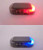Be-one Solar Car Dummy Alarm LED Light, Simulated Imitation Security System Anti-Theft Flashing Blinking Lamp(Red + Blue)