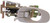 Evan Fischer Interior Door Handle Compatible with SEPHIA 98-01 Front OR Rear LH Inside Beige