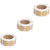 Ciieeo 3 Rolls Decorative Adhesive Label Blank Gift Tags Adhesive Gift Tags Kraft Blank Labels Craft Labels Round Labels Appliques Embellishments Sticker Labels Stickers Decorative Circle