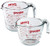 Pyrex Prepware 2-Piece Glass Measuring Cup Set, 1 and 2-Cup