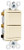 Legrand - Pass & Seymour TM813LACC6 Decorator Combination Switch, Single Pole and Three Way, 15-Amp 120-volt, Light Almond