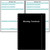Meeting Notebook for Work with Action Items - A4 Spiral Project Planner Notebook for Note Taking, Office/ Business Meeting Notes Agenda Organizer for Men & Women, 80Sheets / 160 Pages, 8.5" x 11", Black