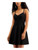 Speechless Womens Black Ruffled Lace Spaghetti Strap Sweetheart Neckline Mini Party Fit + Flare Dress Juniors 3