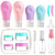 Gemice 16 Pack Travel Bottles Set for Toiletries, TSA Approved Travel Size Containers Leak Proof Silicone Squeezable Travel Accessories 2oz 3oz for Shampoo Conditioner Lotion Body Wash