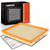 A-Premium Engine Air Filter Compatible with Saab 9-3 2004-2011, 9-3 2006-2009, 9-3X 2010-2011, 2.0L 2.8L, Replace# 12786800, 55557597