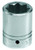 Williams ST-814-TH 8-Point Tools at Height 1/2 Standard Socket Drive, 7/16"