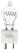Ushio BC2496 1000252 - DYS-5 - Stage & Studio Incandescent-Bulb-G7 - 600W - 125V - GY9.5 Base - 3200K