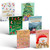 Better Office Products 50 Pack Christmas Cards Set with Gold Foil Accents, 4" x 6", Fun & Festive Designs, Blank Inside, Boxed Set