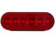 Buyers Products 6 Inch Red Oval Stop/Turn/Tail Light with 6 LEDs Kit - Includes Grommet and Plug