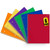 1InTheOffice Spiral Notebook 8 x 11, 1-Subject Wide Ruled Notebooks, Wirebound Spiral Notebooks 1-subject, Assorted Colors, 70 Sheets (6 Pack)
