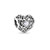 MiniJewelry April Birthstone Signature Heart Charm for Bracelets Necklaces Pendants Love Heart Sterling Silver Charm Gift for Women Girls Family Sister Daughter Mom Birthday Christmas, Crystal Clear CZ