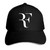 ROGER FEDERER Hat for Mens Womens Tennis Hat Adjustable Outdoor Strapback Baseball Caps Black