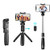 Kingkok Selfie Stick, Portable Tripod Bluetooth 3 in 1 Extendable Selfie Stick with Wireless Remote Compatible with All Smartphones