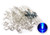 microtivity IL141 5mm Clear Blue LED w/ Resistors (Pack of 30)