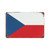 Army Flag Metal Sign Vintage Metal Signs Czech Republic Flag Art Tin Sign Vintage Metal Tin Vintage Bar Decor 8x12 Inch for Home Coffee Wall Decor
