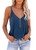 ETCYY Women V Neck Strappy Tank Tops Spaghetti Strap Tops Loose Casual Sleeveless Shirts Blouses