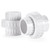 VYH 1-1/2" PVC Union Coupling Pipe Fitting,1-1/2" PVC Slip Union Schedule 40, PVC Adapter(Socket x Socket), built-in EPDM O-Ring, White (2 Pack ?