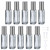 Segbeauty 10ML Perfume Bottles Empty, 10pcs Mini Refillable Perfume Atomizer, Portable Leak-proof Glass Spray Bottle for Perfume Travel Sample Dispenser Small Toiletries Pump Bottles Sprayer