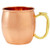 Solid Copper Moscow Mule Mug - Premium 100% Pure Copper 16oz Hammered Barware Cup