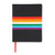 Gartner Studios JOURNAL RAINBOW BLACK 7.5 X 9.5 96 SHEETS