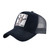 Unisex Animal Mesh Trucker Hat Snapback Embroidered Patch Baseball Caps (Black Goat)