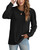 NILOUFO Women Long Sleeve T Shirts Casual Dressy Tops Fashion Trendy Blouses Tunics(Black, Large)