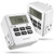 FosPower Timers for Electrical Outlets [ETL Listed] 125V/15A LCD Digital Outlet Timer, 7 Day Programmable Light Timer with 2 AC Plug Capacity for Lights, Lamps, Electrical Outlets - 2 Pack