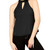 Bar III | Mock Neck Knit Tank Top | Deep Black | XXS