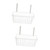 HANABASS 2 pcs Hanging Storage Basket Hanging Plant Pot Holder Hanging Planter Basket Flower Pot Holder Wall Mounted Shelf Flower pots Indoor Outdoor Hanging Baskets Home Storage Basket