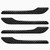 Femibon Door Handle Cover FIt for Tesla Model 3/Model y 2017-2023,Carbon Fiber Door Handle Wrap for Car Door Handle Sills Protection Wrap Accessories 4PCS (black1)