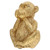 HOMSFOU 3 Wise Monkey Statue Hear No Evil See No Evil Speak No Evil Monkeys Statue Resin Golden Monkeys Figurines for Home Feng Shui Decorations Animal Lover Gifts Speak No Evil