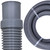 SWIMLINE HYDROTOOLS Pool Pump Filter Connection Hose W/ Cuff | 1.5 Inch X 3 Foot | Heavy-Duty Flexible, Durable & Leakproof | Chemical & UV Resistant | For Above Ground Pools Skimmer Filters & Pumps