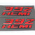 Btopars 2x Red 392 HEMI Emblem Fender Side Badge Sticker 6.4L Decal For Dodge Challenger SRT Chrysler 300c 3500 SRT8