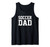 Mens Soccer Dad Graphic Indoor Soccer Futsal Football Player Tank Top