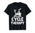 Spinning Class Indoor Cycling Spin Bike Workout Spin Therapy T-Shirt